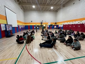 Go Green Day Upper Elementary Students